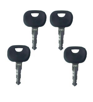 4x KLUCZ KLUCZYK DO STACYJKI DRZWI ZAPŁONU MASZYNY ATLAS TAKEUCHI 201