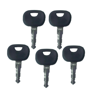 5x KLUCZ KLUCZYK DO STACYJKI DRZWI ZAPŁONU MASZYNY ATLAS TAKEUCHI 201