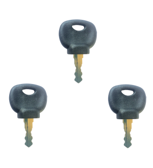 3x KLUCZ KLUCZYK DO STACYJKI DRZWI ZAPŁONU WACKER DPU 6555 4045 4545 5545