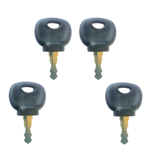 4x KLUCZ KLUCZYK DO STACYJKI DRZWI ZAPŁONU WACKER DPU 6555 4045 4545 5545