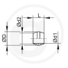 Pierścień dwustożkowy, stal 10119119, 09 03862 0011