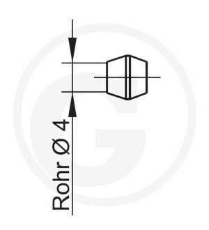 Pierścień dwustożkowy, mosiądz 10100656, 09 03862 0013