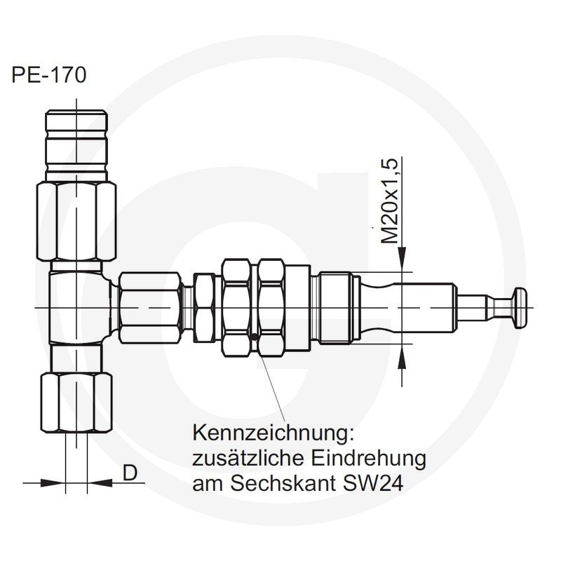 Element pompujący PE-170 10127322, 2152 990 69 0000