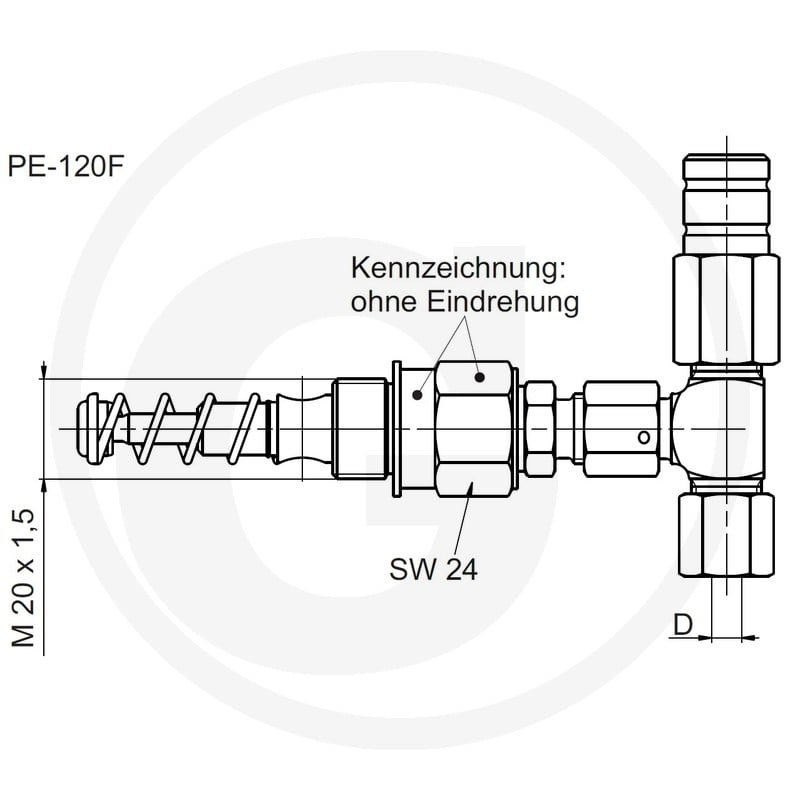 Element pompy PE-120 F 10136405, 2185 990 61 0000
