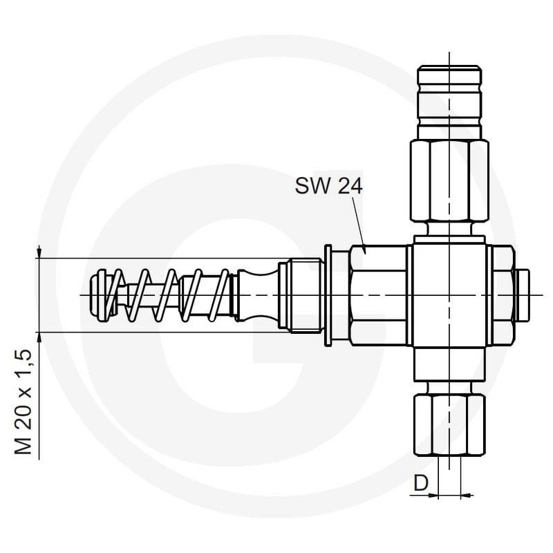 Element pompy PE-120 FV 10136582, 2185 990 63 0000
