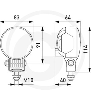 Reflektor roboczy LED 1G0 996 776-201