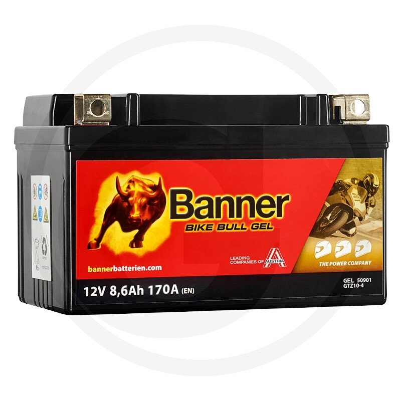 Akumulator motocyklowy Banner, 12V, 9Ah