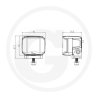 Reflektor roboczy LED