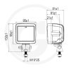 Reflektor roboczy LED