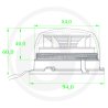 Lampa ostrzegawcza LED