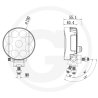 Reflektor roboczy LED