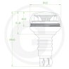 Lampa ostrzegawcza LED