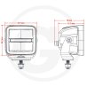 Reflektor roboczy LED