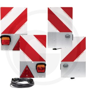 Zestaw tablic ostrzegawczych LED R180/16GEB