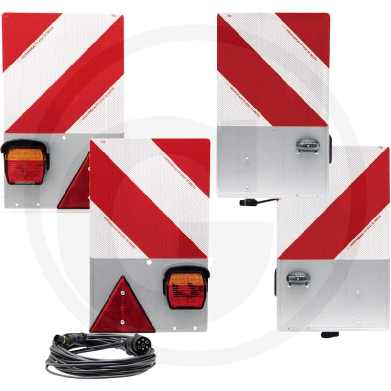Zestaw tablic ostrzegawczych LED R180/16GEB