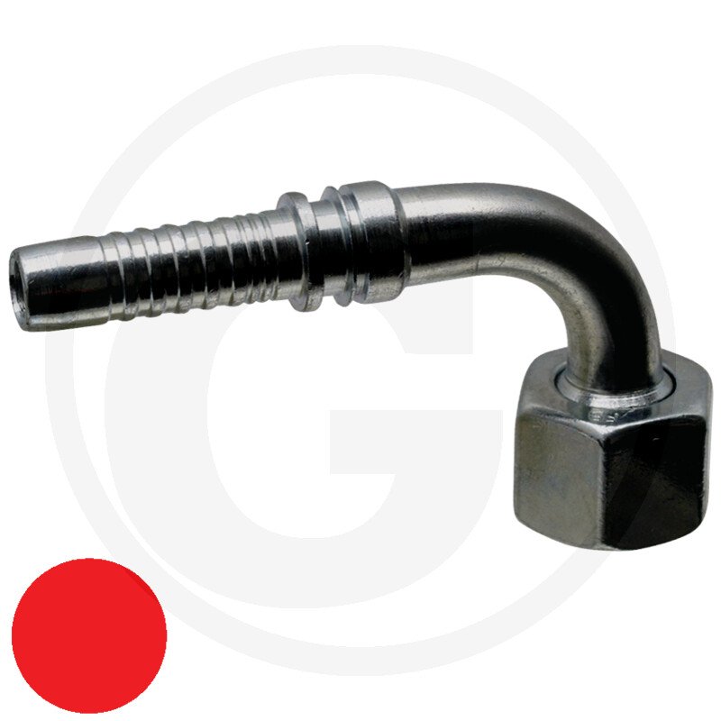 PN 06 DKOS M18x1.5 90° (10S) cynk-nikiel