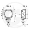 Reflektor roboczy LED