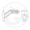LED-Umrissleuchte mit Seitenmarkierung