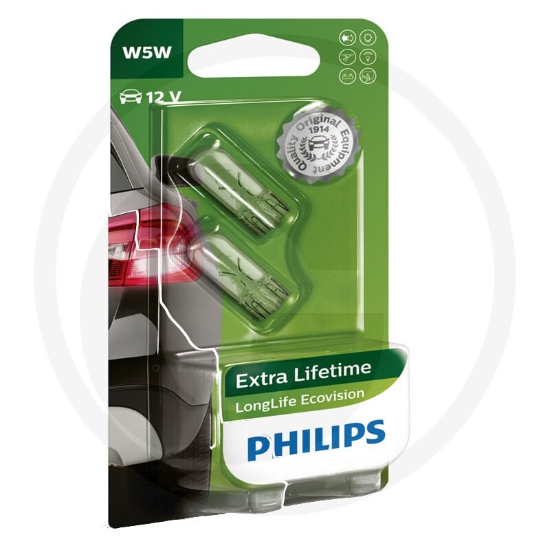 Żarówka z cokołem szklanym W5W 12961LLECOB2