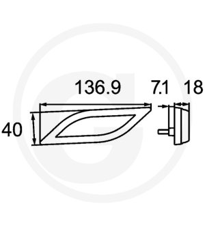 Dodatkowa lampa kierunkowskazu LED 2BM 013 338-031