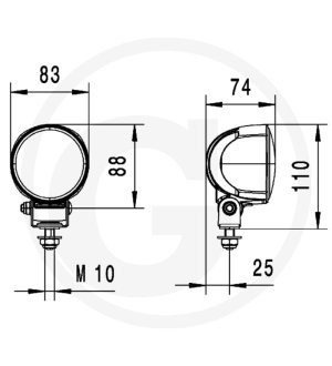 Reflektor roboczy LED 1G0 996 576-041