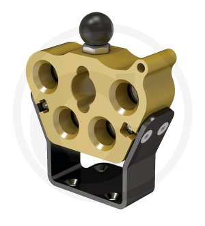 Pokrywa aluminiowa / dok parkowania do wtyku Multi-X Quattro 10 109321072, 10 932 1072