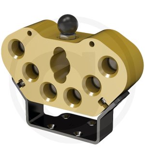 Pokrywa aluminiowa / dok parkowania do wtyku Multi-X Hexa 10 109321076, 10 932 1076
