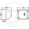 Reflektor roboczy 1GA 007 506-237