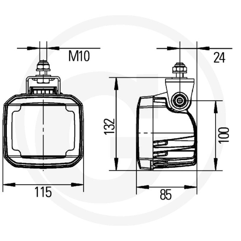 Reflektor roboczy LED 1GA 995 506-041