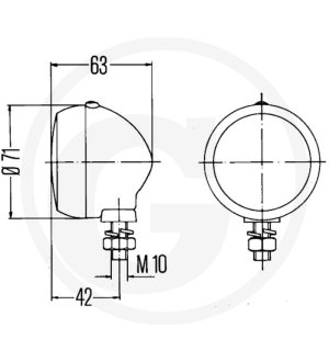 Lampa pozycyjna 2PF 001 648-161