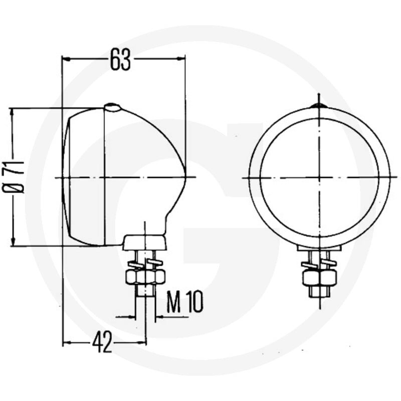 Lampa pozycyjna 2PF 001 648-161