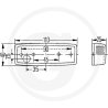 Lampa pozycyjna tylna 2SA 006 717-001