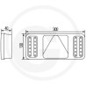 Lampa tylna LED "COLUNA" 2VP 345 900-341