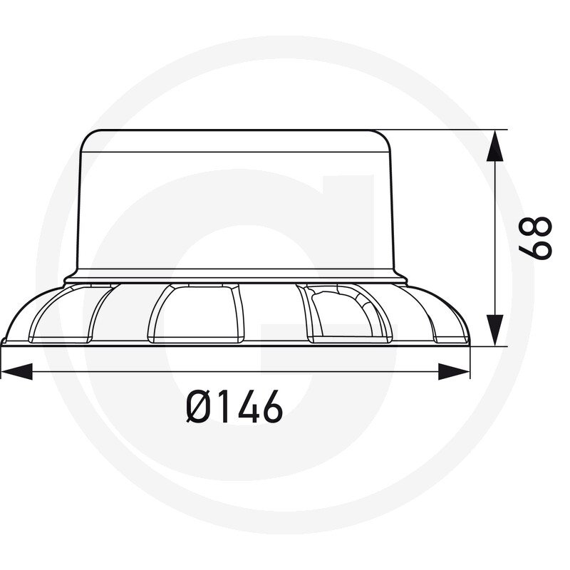 Lampa błyskowa LED 2XD 066 146-011