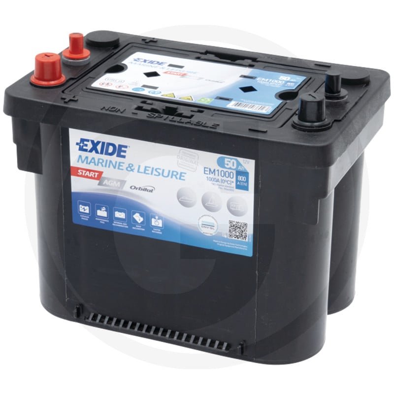 Akumulator rozruchowy AGM 12 V / 50 Ah 9883116, EM1000