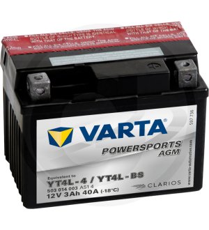 Akumulator POWERSPORTS AGM 12 V / 3 Ah 714417