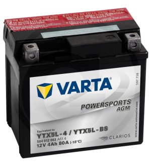 Akumulator POWERSPORTS AGM 12 V / 4 Ah 714394