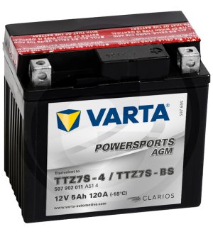 Akumulator POWERSPORTS AGM 12 V / 5 Ah 714409