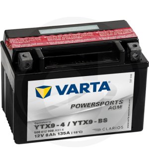 Akumulator POWERSPORTS AGM 12 V / 8 Ah 714404