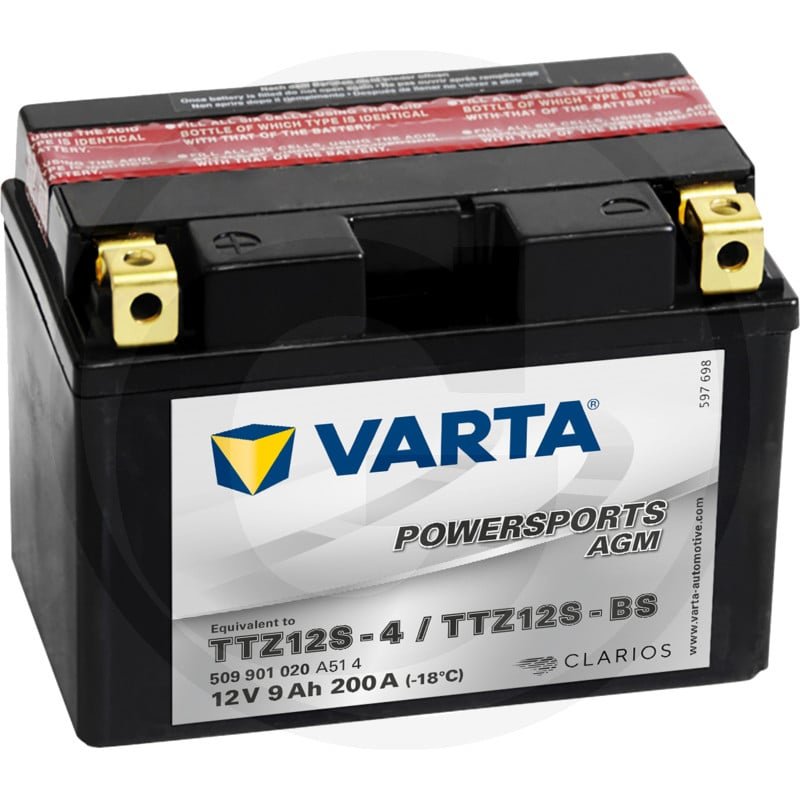 Akumulator POWERSPORTS AGM 12 V / 9 Ah 714429