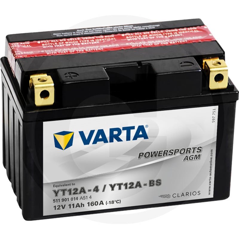 Akumulator POWERSPORTS AGM 12 V / 11 Ah 714401