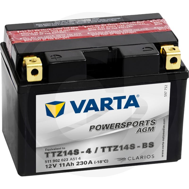 Akumulator POWERSPORTS AGM 12 V / 11 Ah 714437