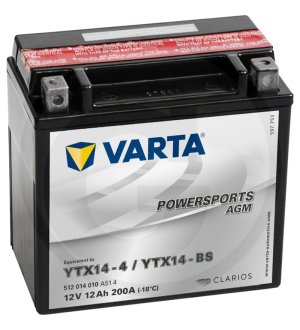 Akumulator POWERSPORTS AGM 12 V / 12 Ah 714439