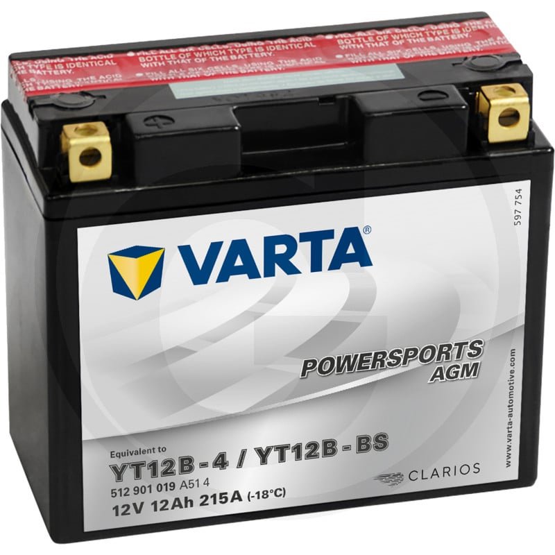 Akumulator POWERSPORTS AGM 12 V / 10 Ah 714425