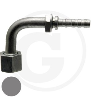 PNB 10 DKORFS 11/16" 90°L 6GS-6FFORX90L