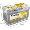 Akumulator rozruchowy 12 V 80 Ah 710438