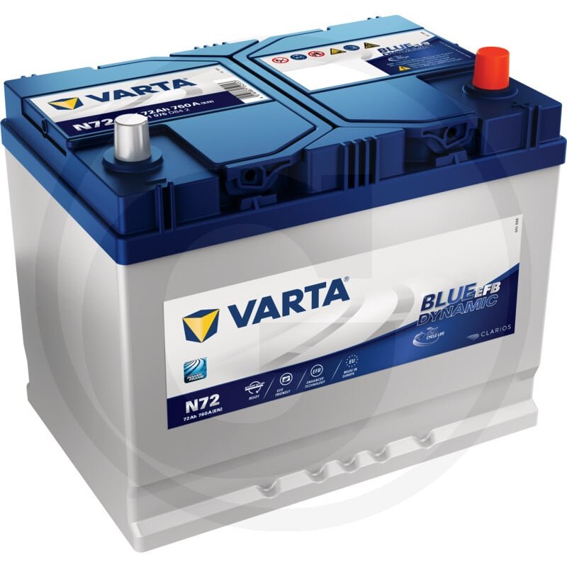 Akumulator rozruchowy Varta 12 V 72 AH 709249