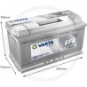 Akumulator Blue Dynamic EFB 12 V / 95 Ah 709236