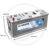 Akumulator rozruchowy 12 V / 120 Ah 708415
