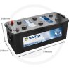 Akumulator rozruchowy 12 V / 130 Ah 708419